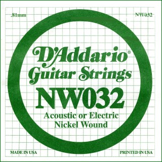 D'addario - NW032 - Electric Guitar String | Z-Bombilla