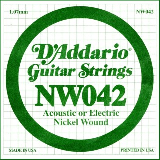 D'addario - NW042 - Electric Guitar String | Z-Bombilla