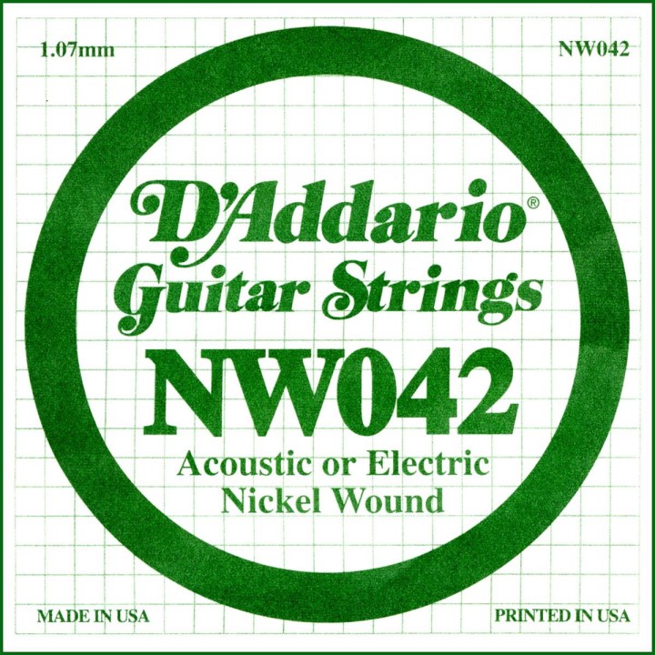 D'addario - NW042 - Electric Guitar String | Z-Bombilla