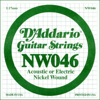 D'addario - NW046 - Electric Guitar String | Z-Bombilla