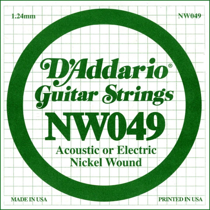 D'addario - NW049 - Electric Guitar String | Z-Bombilla