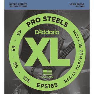 D'addario - EPS165 PROSTEELS BASS, CUSTOM LIGHT, LONG SCALE [45-105] - Bass String | Z-Bombilla