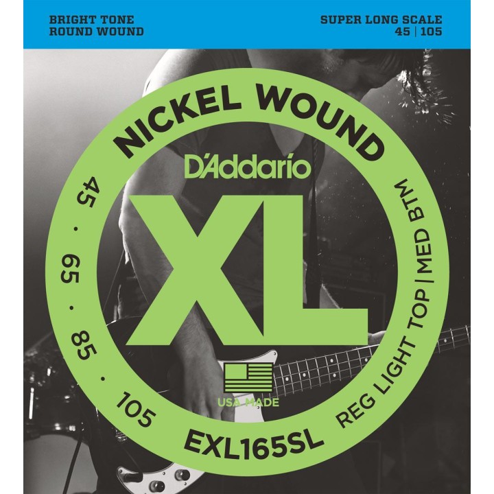 D'addario - EXL165SL SUPER LONG SCALE [45-105] - Bass String | Z-Bombilla