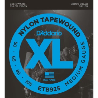 D'addario - ETB92S TAPEWOUND BASS MEDIUM SHORT SCALE [50-105] - Bass String | Z-Bombilla