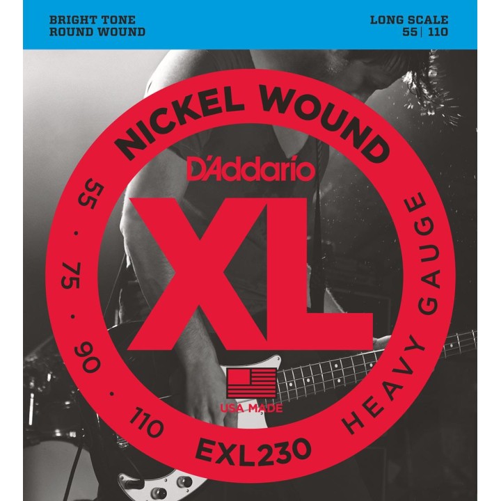 D'addario - EXL230 HEAVY LONG SCALE [55-110] - Bass String | Z-Bombilla