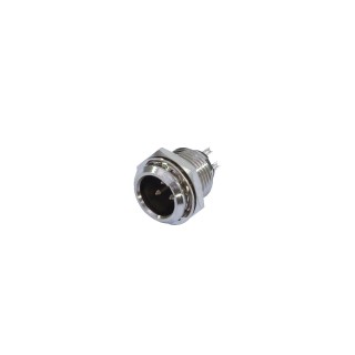 Omnitronic - Mini XLR Mounting plug 3pin - Conector Mini Canon (XLR) | Z-Bombilla
