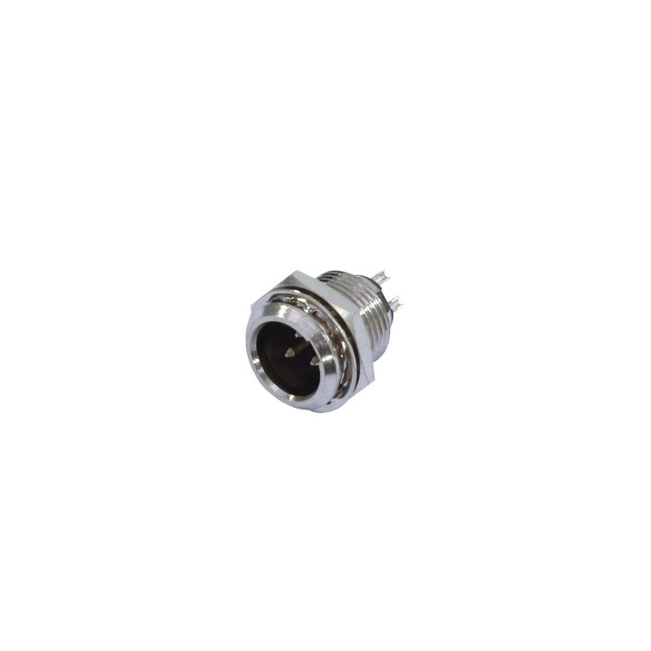 Omnitronic - Mini XLR Mounting plug 3pin - Connector Mini Canon (XLR) | Z-Bombilla