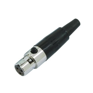 Omnitronic - Mini XLR socket 3pin - Conector Mini Canon (XLR) | Z-Bombilla