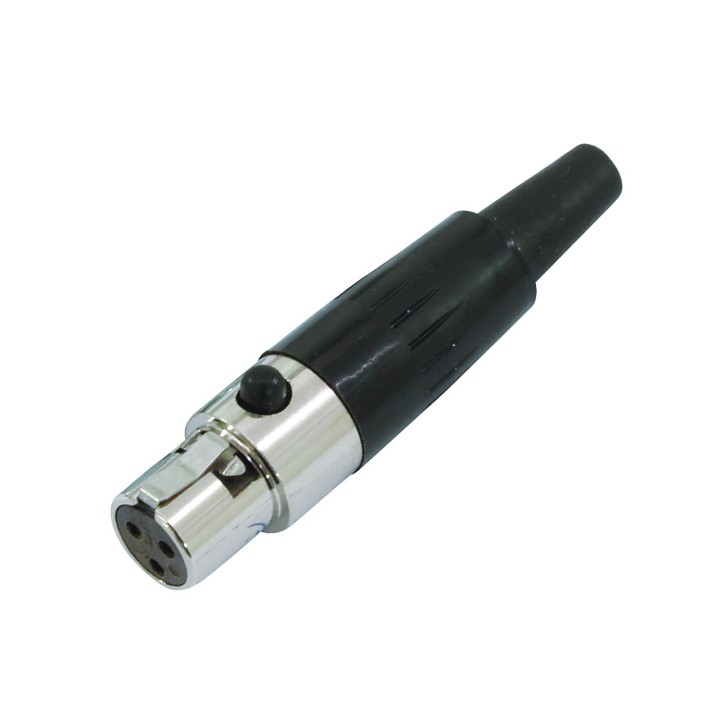 Omnitronic - Mini XLR socket 3pin - Conector Mini Canon (XLR) | Z-Bombilla