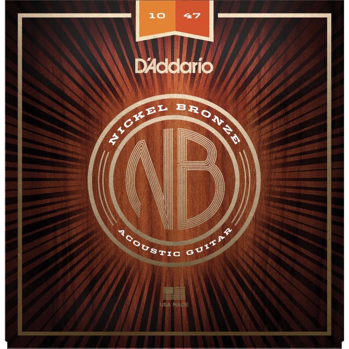 D'addario - NB1047 EXTRA LIGHT [10-47] - Corda Guitarra acústica | Z-Bombilla
