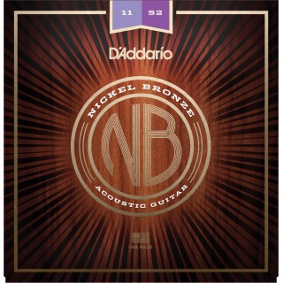 D'addario - NB1152 CUSTOM LIGHT [11-52] - Corda Guitarra acústica | Z-Bombilla