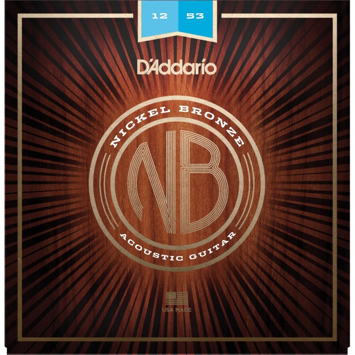 D'addario - NB1253 LIGHT [12-53] - Cuerda Guitarra acústica | Z-Bombilla