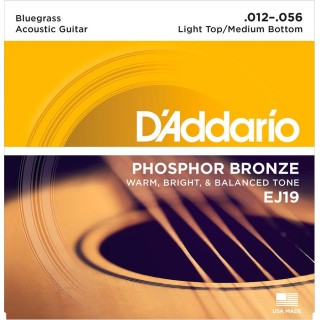 D'addario - EJ19 PHOSPHOR BRONZE HEAVY [12-56] - Corda Guitarra acústica | Z-Bombilla