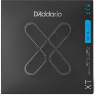 D'addario - XTABR1253  ACOUSTIC GUITAR 80/20 XT COATED - Corda Guitarra acústica | Z-Bombilla