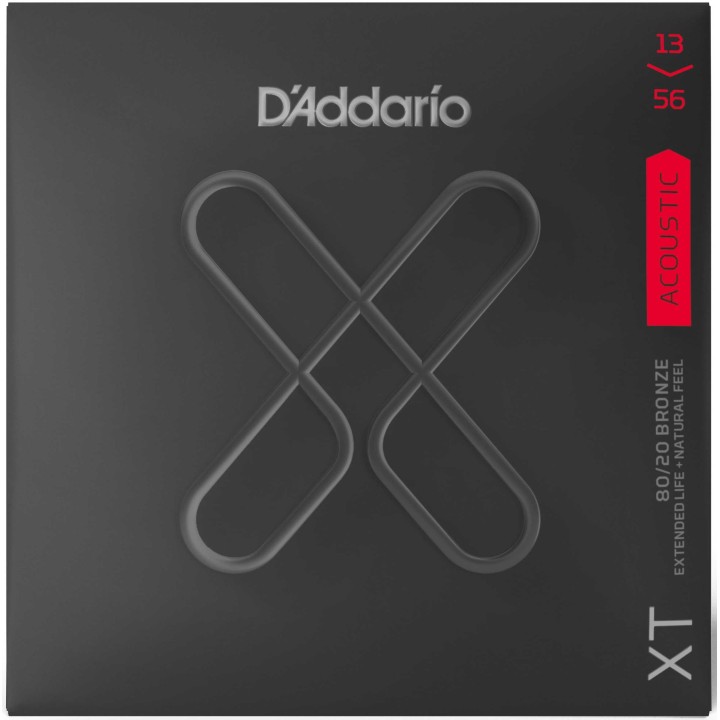 D'addario - XTABR1356  ACOUSTIC GUITAR 80/20 XT COATED - Cuerda Guitarra acústica | Z-Bombilla