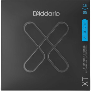 D'addario - XTAPB1253 ACOUSTIC GUITAR PHOSPHOR BRONZE XT COATED - Corda Guitarra acústica | Z-Bombilla