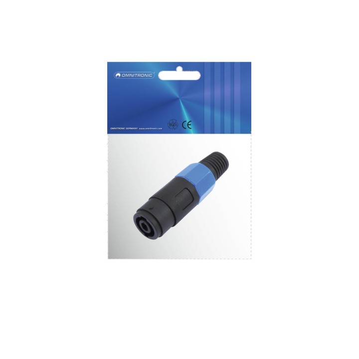 Omnitronic - Speaker cable socket 4pin - Conector Speakon | Z-Bombilla