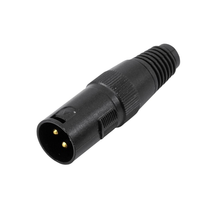 Omnitronic - XLR plug 3pin 110 ohms - Conector Canon XLR | Z-Bombilla