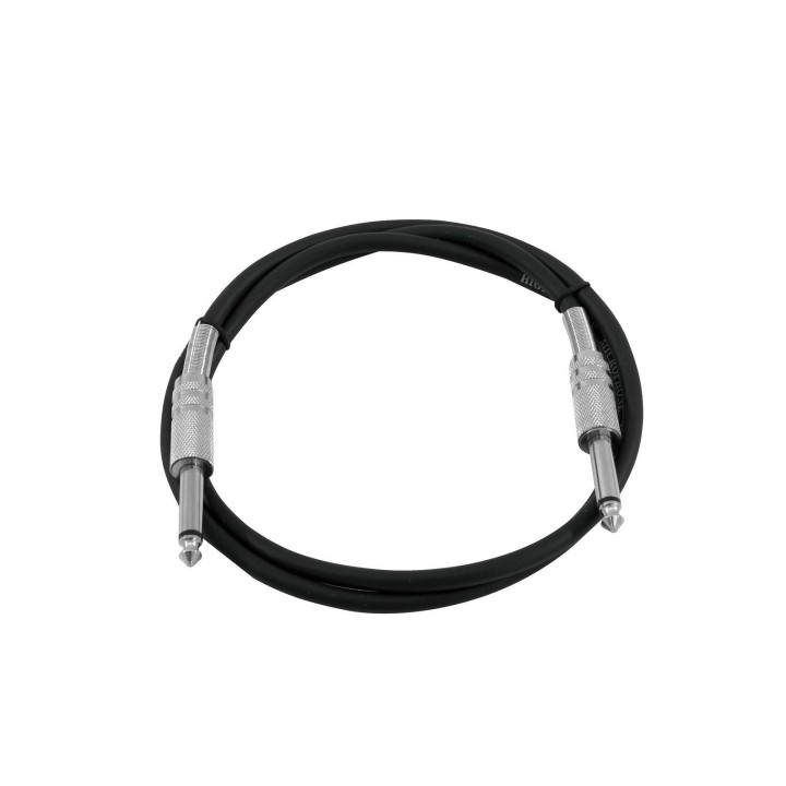 Omnitronic - Jack cable 6.3 mono 1m bk - Cable d'Àudio - Jack - Jack | Z-Bombilla