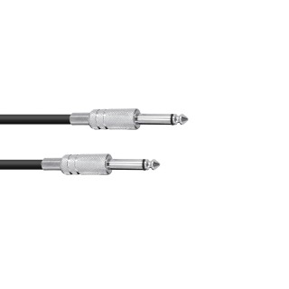 Omnitronic - Jack cable 6.3 mono 3m bk - Cable d'Àudio - Jack - Jack | Z-Bombilla