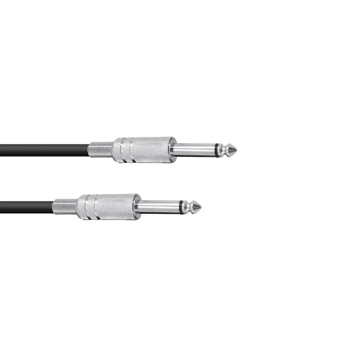 Omnitronic - Jack cable 6.3 mono 3m bk - Cable d'Àudio - Jack - Jack | Z-Bombilla