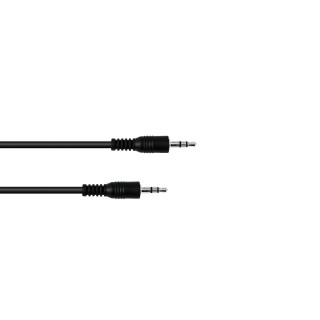 Omnitronic - Jack cable 3.5 stereo 1.5m bk - Cable d'Àudio - Jack - Jack | Z-Bombilla