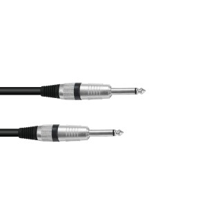 Omnitronic - Jack cable 6.3 mono 1.5m bk ROAD - Cable d'Àudio - Jack - Jack | Z-Bombilla