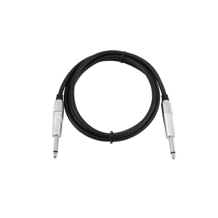 Omnitronic - Jack cable 6.3 mono 1.5m bk ROAD - Cable d'Àudio - Jack - Jack | Z-Bombilla
