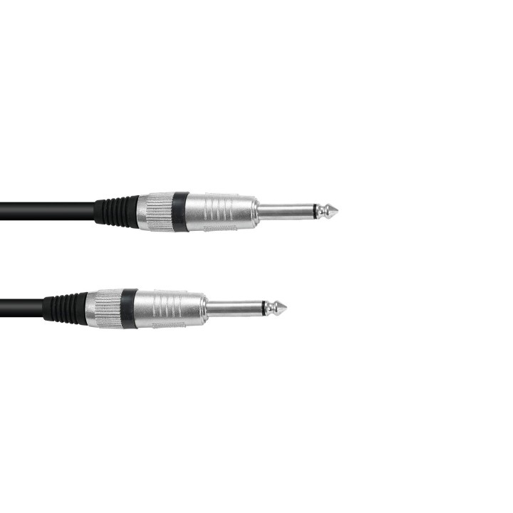 Omnitronic - Jack cable 6.3 mono 6m bk ROAD - Cable d'Àudio - Jack - Jack | Z-Bombilla