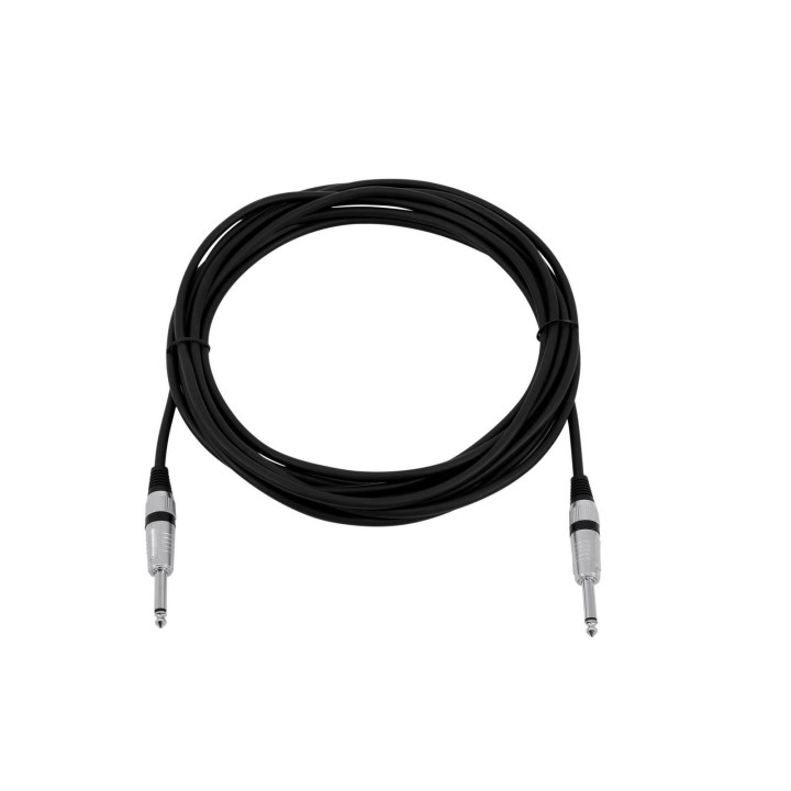 Omnitronic - Jack cable 6.3 mono 6m bk ROAD - Cable d'Àudio - Jack - Jack | Z-Bombilla