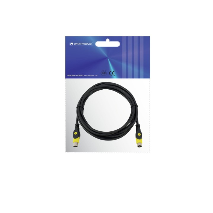 Omnitronic - S-Video cable 3m