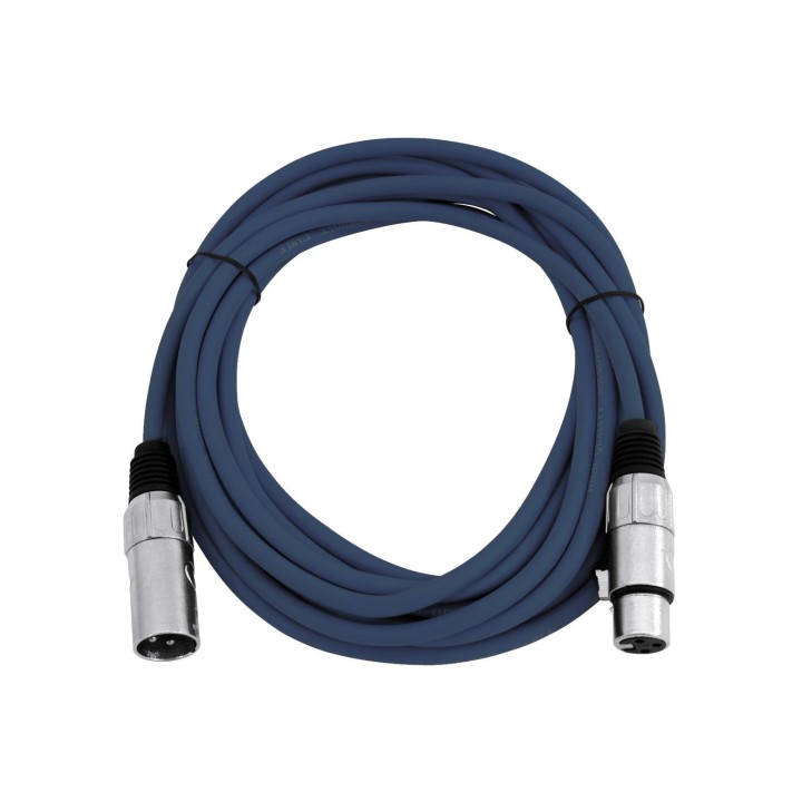 Omnitronic - XLR cable 3pin 5m bu