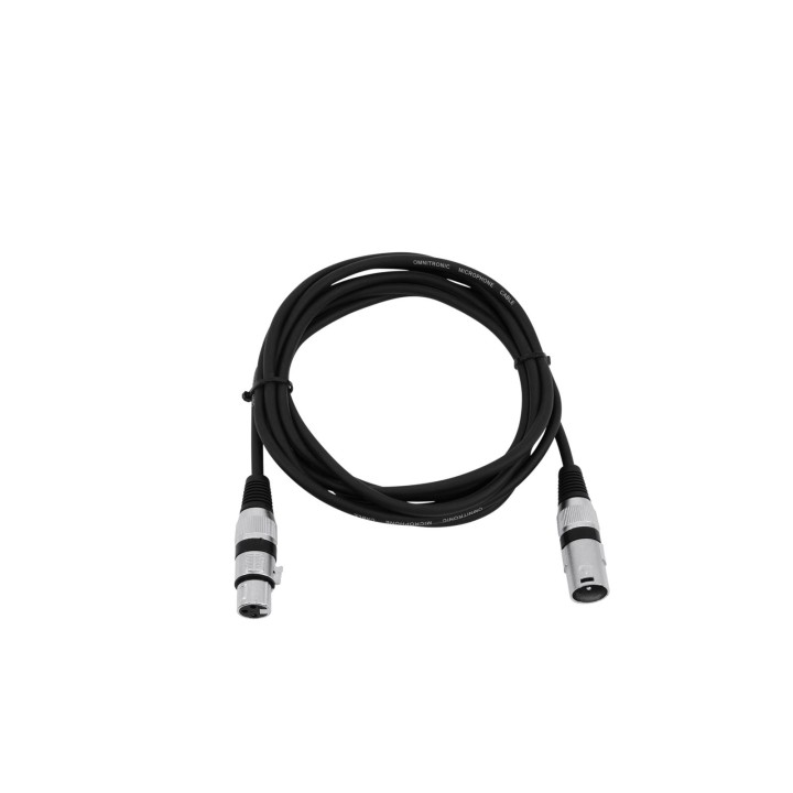 Omnitronic - XLR cable 3pin 1.5m bk