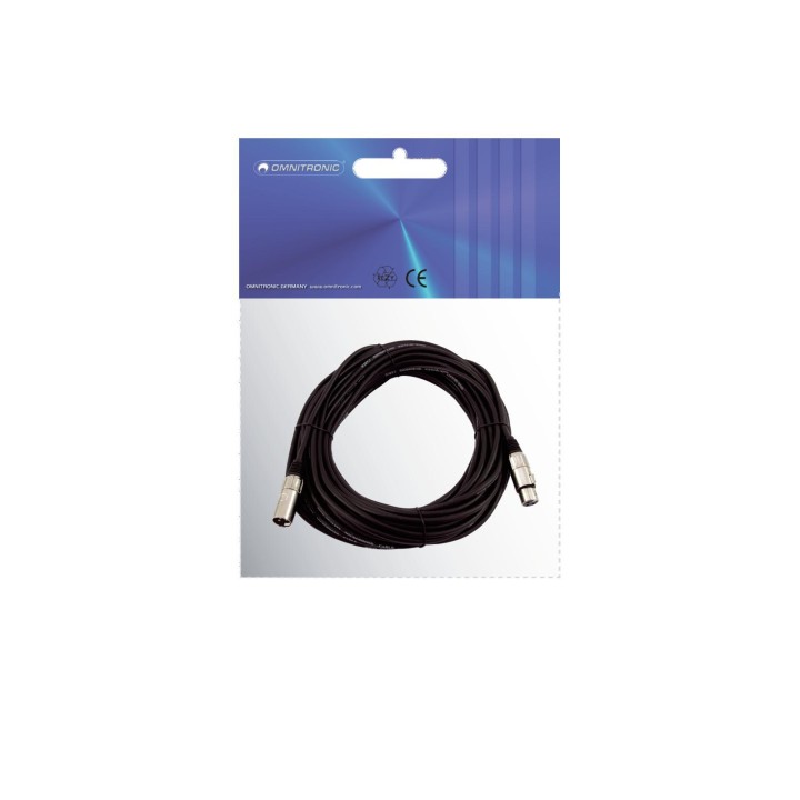 Omnitronic - XLR cable 3pin 15m bk