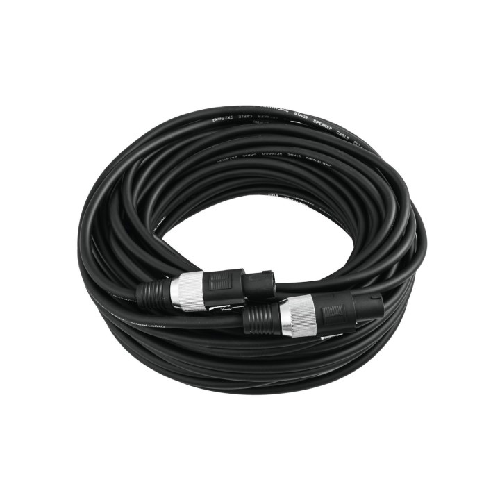 Omnitronic - Speaker cable Speaker 2x2.5 20m bk