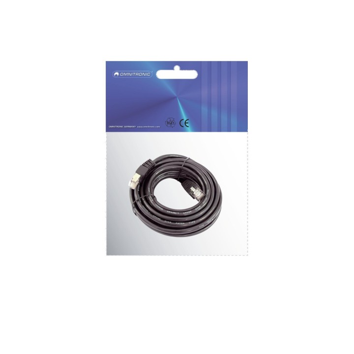 Omnitronic - CAT-5 cable 1m bk
