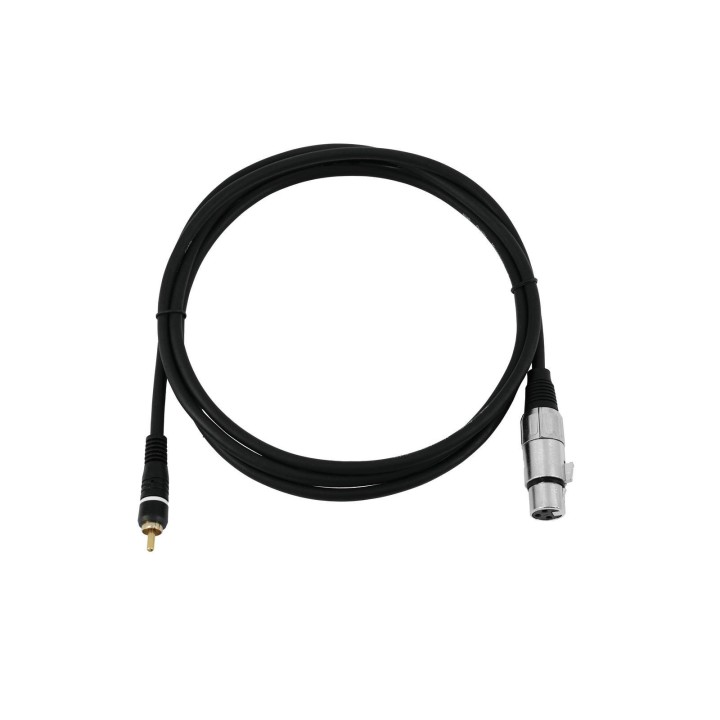 Omnitronic - Adaptercable RCA/XLR(F) 2m bk