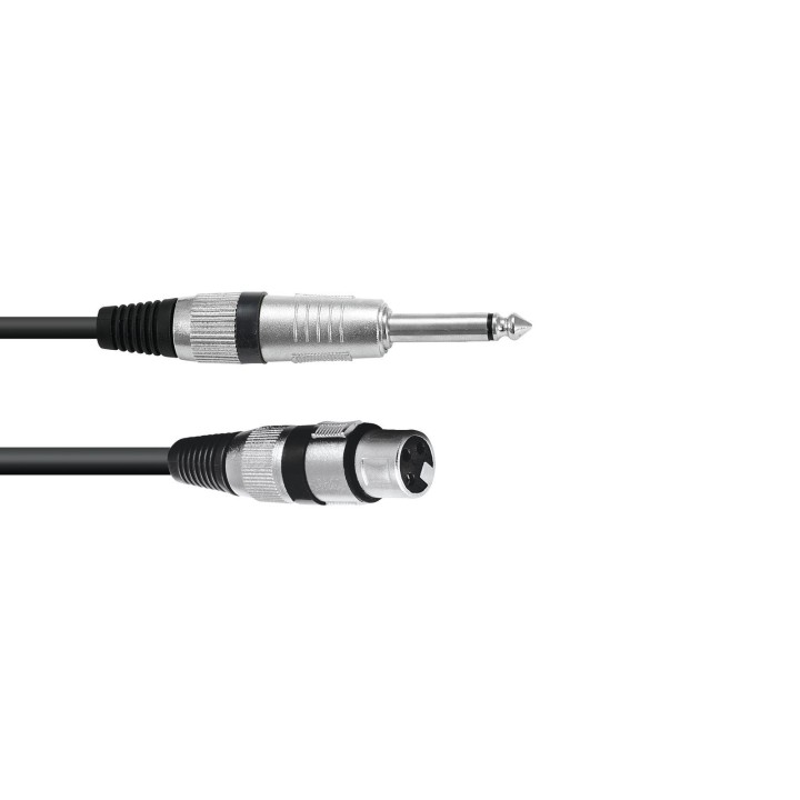 Omnitronic - Adaptercable XLR(F)/Jack mono 0.9m bk