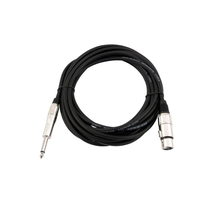 Omnitronic - Adaptercable XLR(F)/Jack mono 2m bk