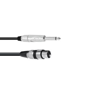 Omnitronic - Adaptercable XLR(F)/Jack mono 5m bk