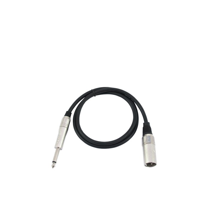 Omnitronic - Adaptercable XLR(M)/Jack mono 0.9m bk