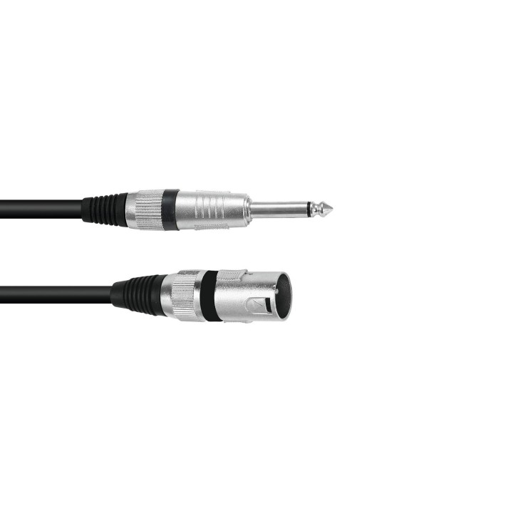 Omnitronic - Adaptercable XLR(M)/Jack mono 5m bk
