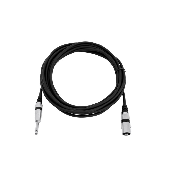 Omnitronic - Adaptercable XLR(M)/Jack mono 5m bk