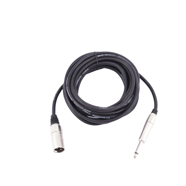 Omnitronic - Adaptercable XLR(M)/Jack mono 10m bk