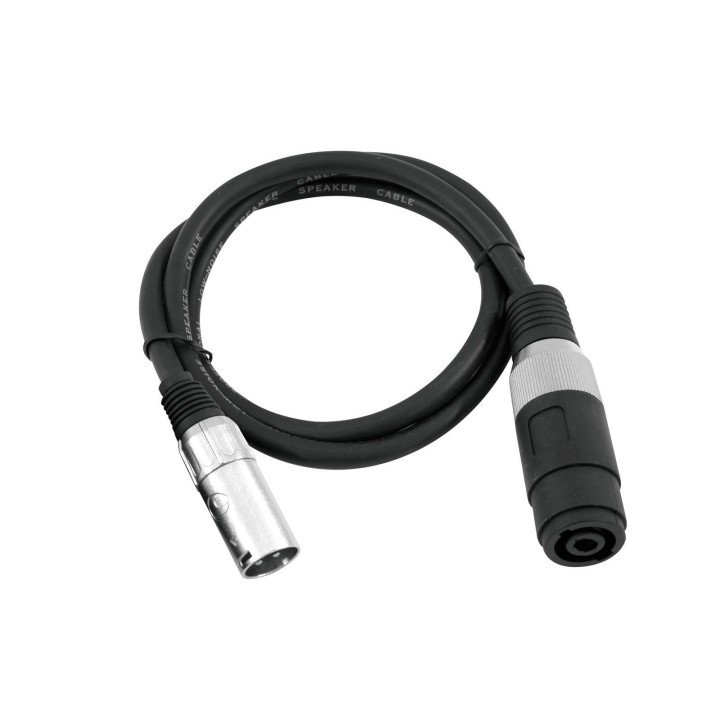 Omnitronic - Adaptercable Speaker(F)/XLR(M) 1m bk
