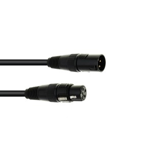 Eurolite - DMX cable XLR 3pin 3m bk