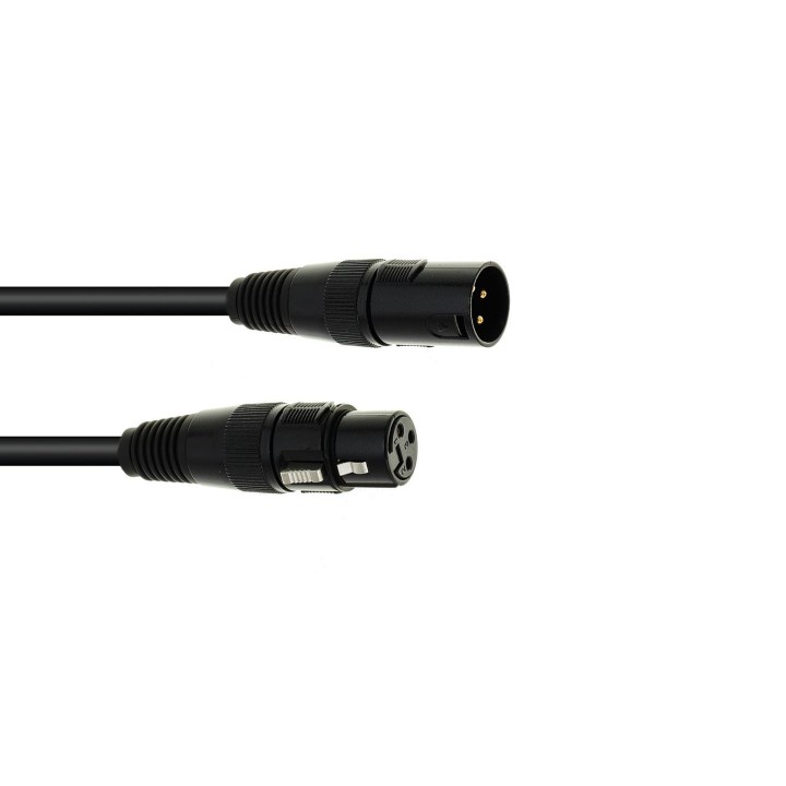 Eurolite - DMX cable XLR 3pin 15m bk
