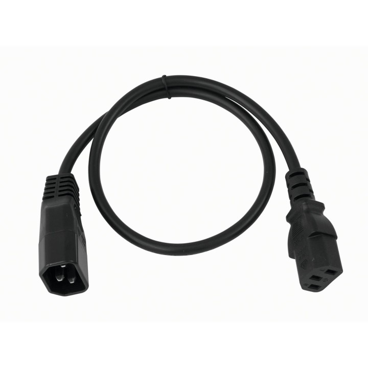 Omnitronic - IEC Extension 3x0.75 0.6m bk