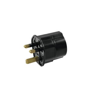 Omnitronic - Adapter EU/UK plug 13A bk