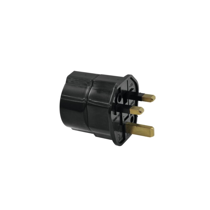 Omnitronic - Adapter EU/UK plug 13A bk